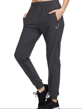 Baleaf Women's Small Black Performance Jogger Pants Lightweight Activewear